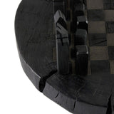 Modern Chess Set, Carbonized Black by Four Hands
