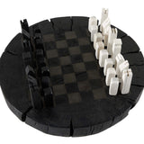Modern Chess Set, Carbonized Black by Four Hands