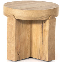 Oscar End Table, Natural Oak-Furniture - Accent Tables-High Fashion Home