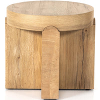 Oscar End Table, Natural Oak-Furniture - Accent Tables-High Fashion Home