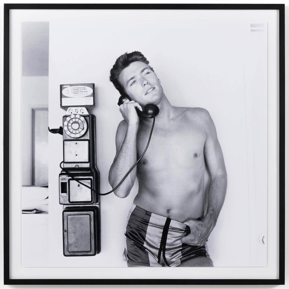 Clint Eastwood Takes A Call by Getty Images-Accessories Artwork-High Fashion Home