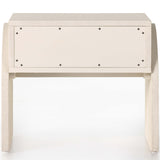 Cressida End Table, Ivory