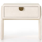 Cressida End Table, Ivory
