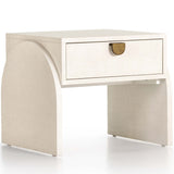 Cressida End Table, Ivory