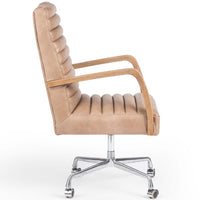 Bryson Leather Desk Chair, Palermo-Furniture - Office-High Fashion Home
