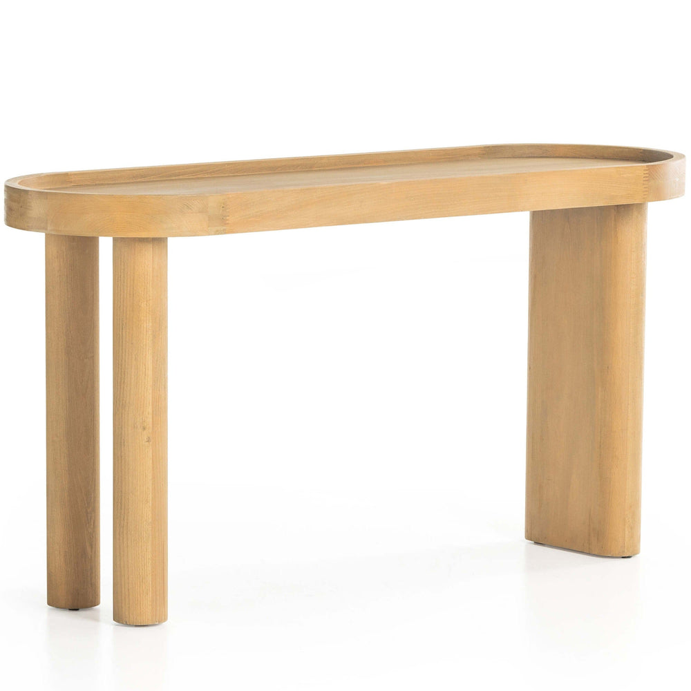 Schwell Console Table, Natural Beeech-High Fashion Home