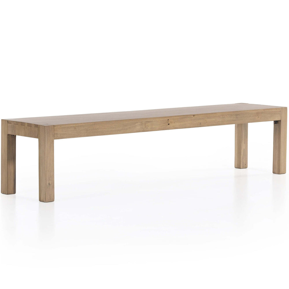 Isador Dining Bench, Dry Wash Poplar-High Fashion Home