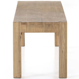 Isador Dining Bench, Dry Wash Poplar-High Fashion Home