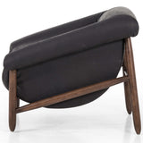 Reggie Leather Chair, Heirloom Black-Furniture - Chairs-High Fashion Home