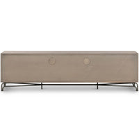 Marion Media Console Table, Washed Natural-Furniture - Storage-High Fashion Home