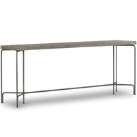 Marion Console Table, Washed Natural-Furniture - Accent Tables-High Fashion Home
