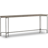 Marion Console Table, Washed Natural-Furniture - Accent Tables-High Fashion Home