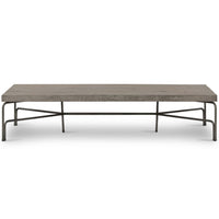 Marion Coffee Table, Washed Natural-Furniture - Accent Tables-High Fashion Home