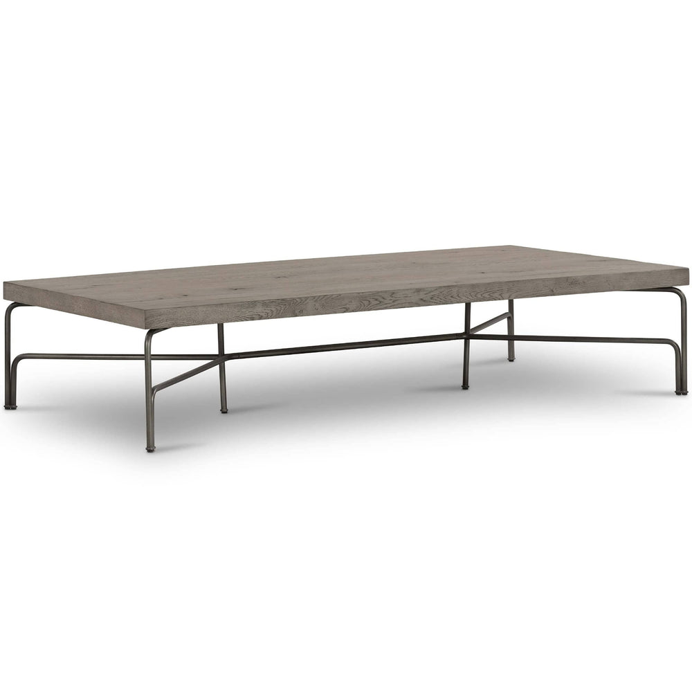 Marion Coffee Table, Washed Natural-Furniture - Accent Tables-High Fashion Home