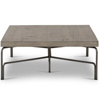 Marion Coffee Table, Washed Natural-Furniture - Accent Tables-High Fashion Home