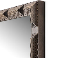 Prune Mirror, Dusty Brown-Accessories-High Fashion Home