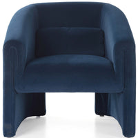 Elmore Chair, Modern Velvet Ink-Furniture - Chairs-High Fashion Home