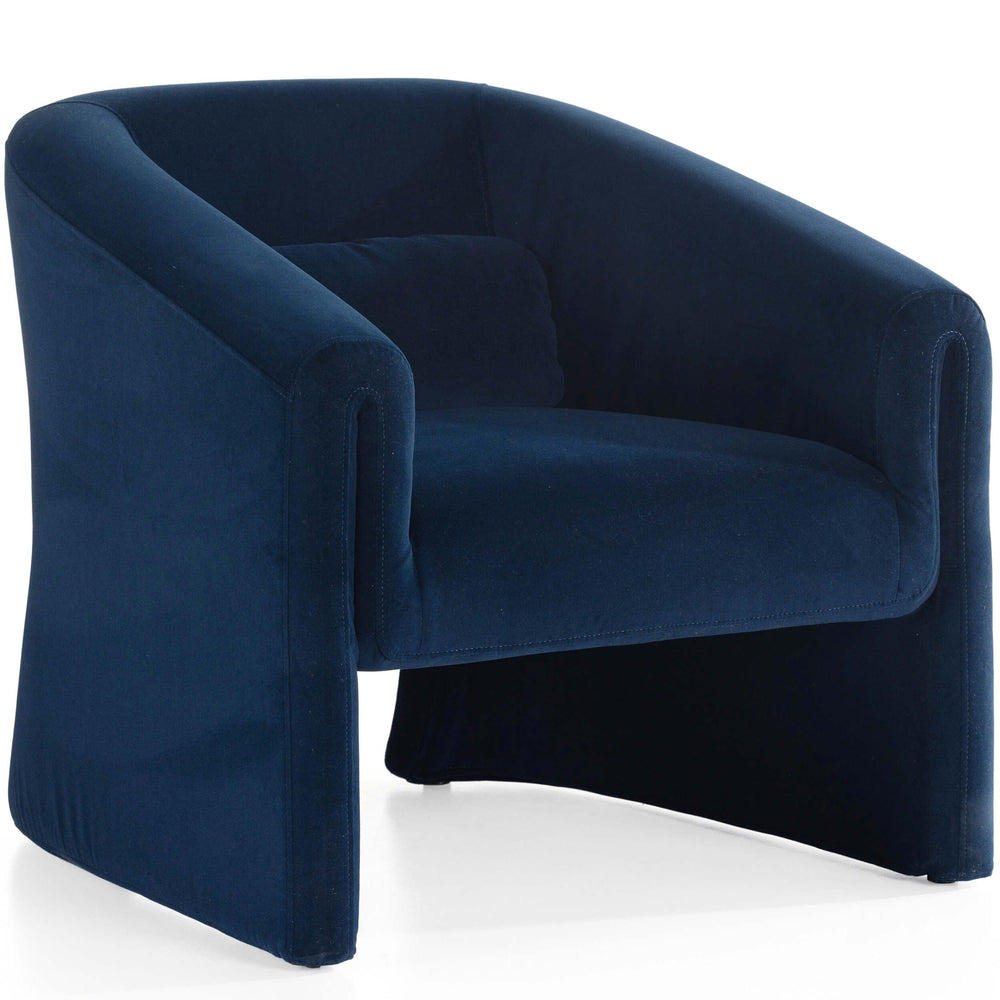 Elmore Chair, Modern Velvet Ink-Furniture - Chairs-High Fashion Home