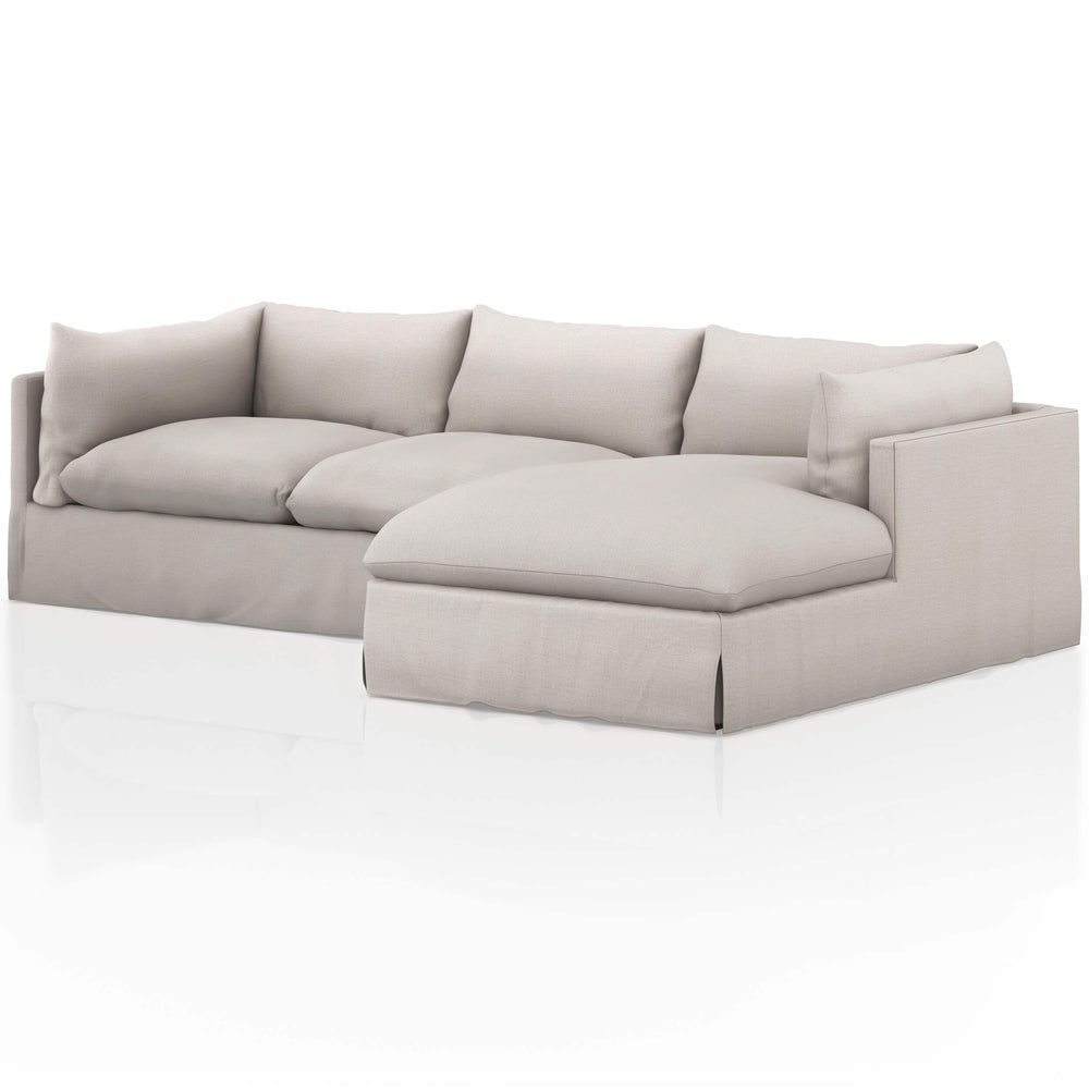 Habitat 2 Piece 112" RAF Sectional, Bennett Moon-Furniture - Sofas-High Fashion Home