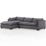 Westwood 2 Piece 112" LAF Sectional, Bennett Charcoal-Furniture - Sofas-High Fashion Home