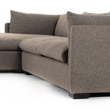 Westwood 2 Piece 131" LAF Sectional, Torrance Rock-High Fashion Home