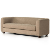 Gidget Sofa, Sheepskin Camel-Furniture - Sofas-High Fashion Home