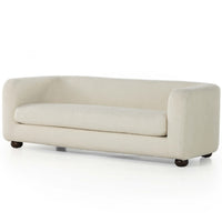 Gidget Sofa, Sheepskin Natural-Furniture - Sofas-High Fashion Home