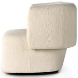 Tybalt Swivel Chair, Sheepskin Natural-Furniture - Chairs-High Fashion Home