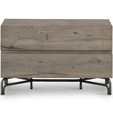 Marion Nightstand, Washed Natural-Furniture - Bedroom-High Fashion Home