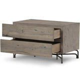 Marion Nightstand, Washed Natural-Furniture - Bedroom-High Fashion Home