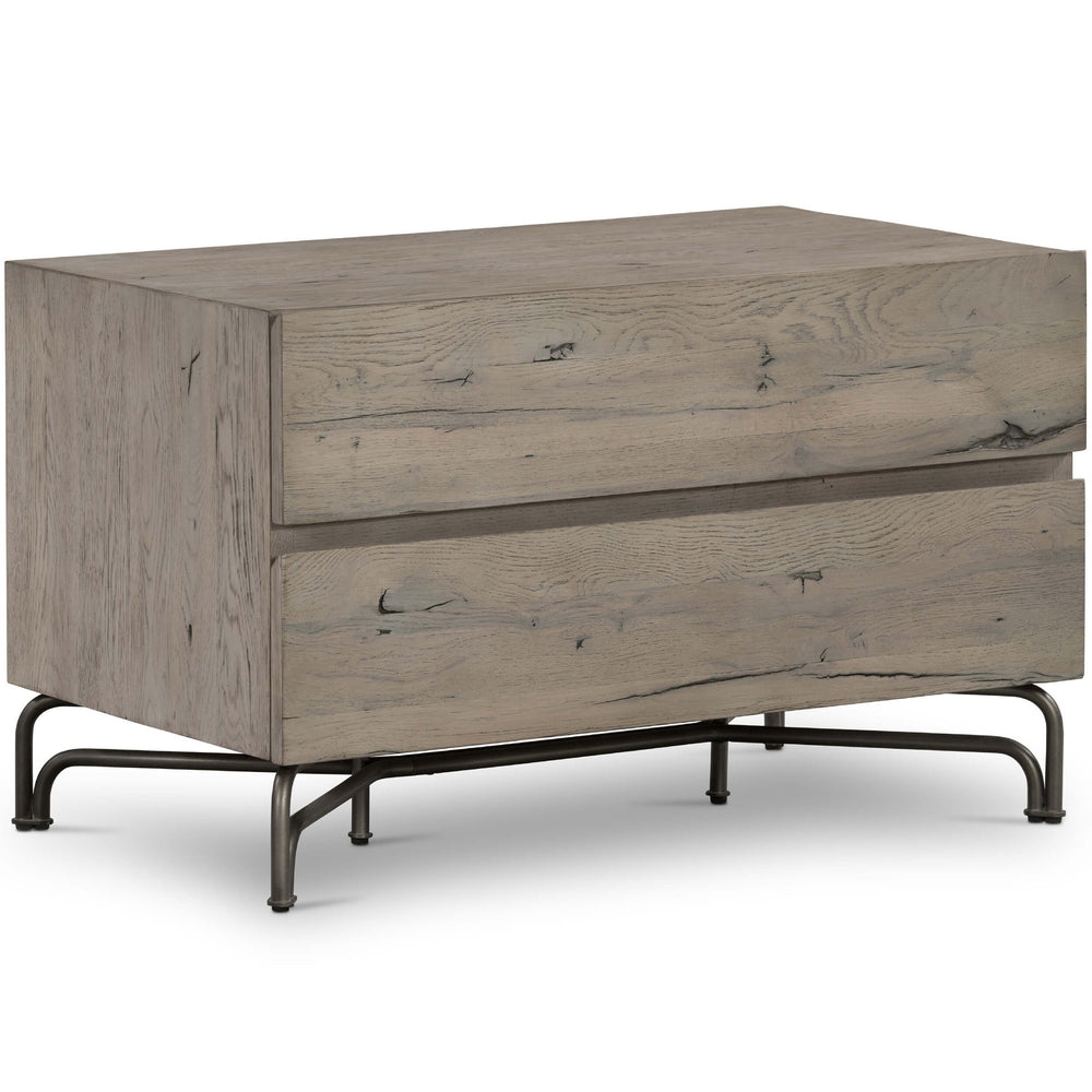 Marion Nightstand, Washed Natural-Furniture - Bedroom-High Fashion Home
