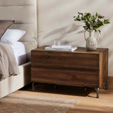 Marion Nightstand, Rustic Fawn-Furniture - Bedroom-High Fashion Home