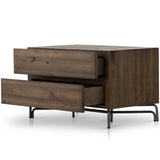 Marion Nightstand, Rustic Fawn-Furniture - Bedroom-High Fashion Home