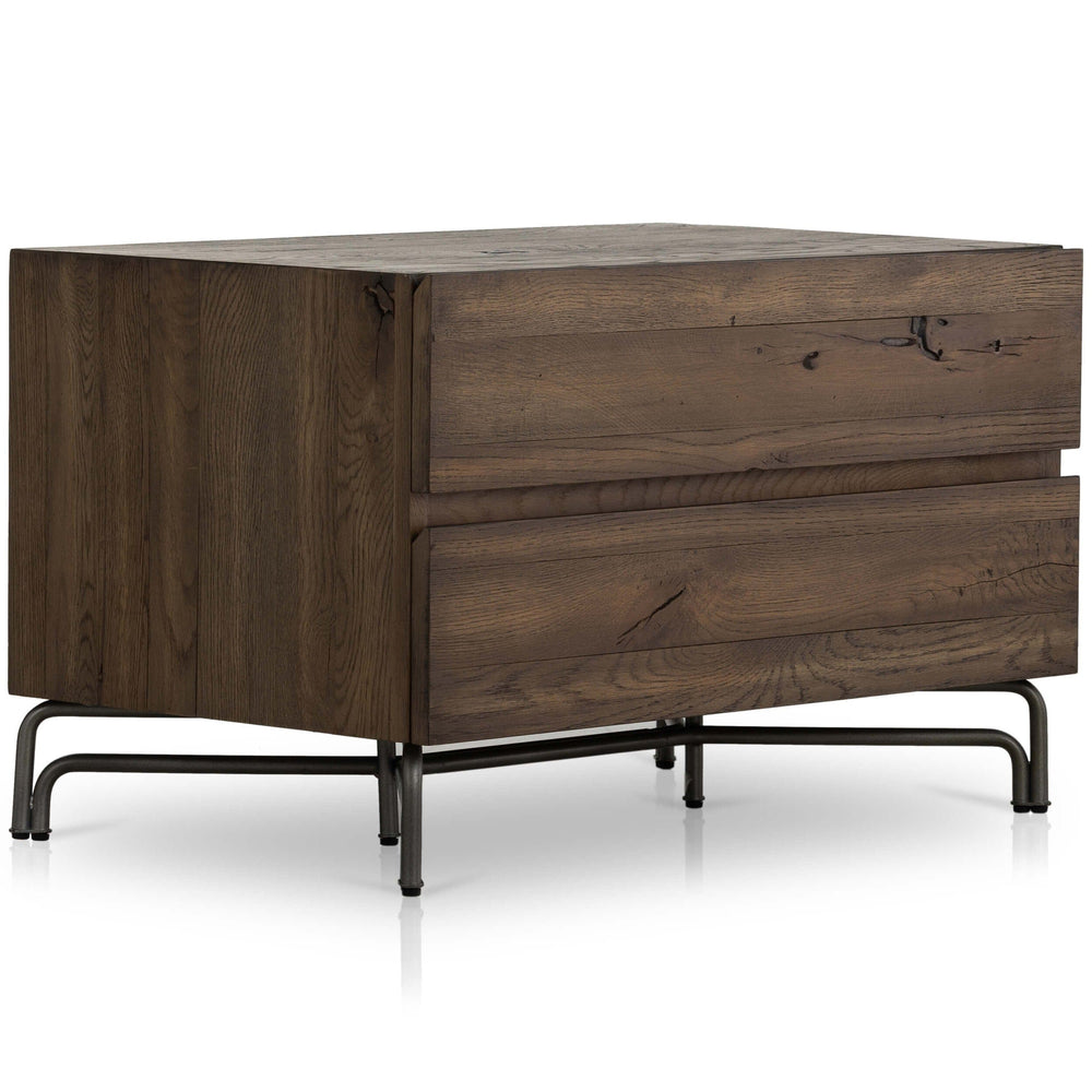 Marion Nightstand, Rustic Fawn-Furniture - Bedroom-High Fashion Home