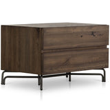 Marion Nightstand, Rustic Fawn-Furniture - Bedroom-High Fashion Home