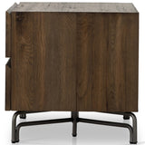Marion Nightstand, Rustic Fawn-Furniture - Bedroom-High Fashion Home