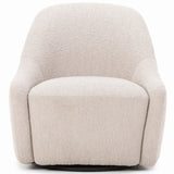 Levi Swivel Chair, Knoll Sand by Four Hands