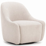 Levi Swivel Chair, Knoll Sand by Four Hands