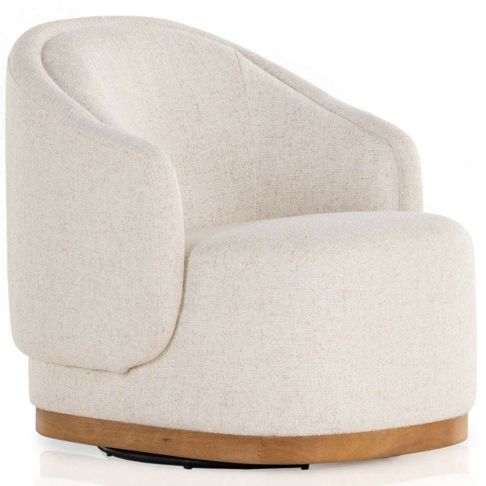 Martine Swivel Chair, Omari Natural by Four Hands