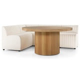Augustine 92" Dining L-Shape Banquette, Capri Oatmeal-Furniture - Dining-High Fashion Home