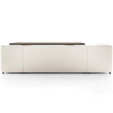 Augustine 125" Dining L-Shape Banquette, Capri Oatmeal-Furniture - Dining-High Fashion Home