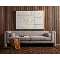Mitchell 95" Sofa, Piermont Nickel-Furniture - Sofas-High Fashion Home
