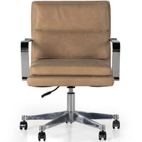 Jude Leather Desk Chair, Palermo Nude-Furniture - Office-High Fashion Home