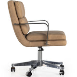 Jude Leather Desk Chair, Palermo Nude-Furniture - Office-High Fashion Home