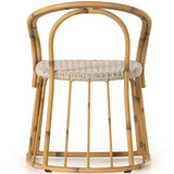 Vago Outdoor Dining Chair, Painted Rattan-High Fashion Home