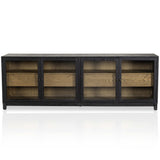 Millie Media Console, Drifted Matte Black