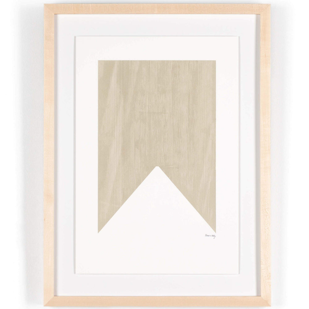 Triangle In Taupe, The Holly Collective-Accessories Artwork-High Fashion Home