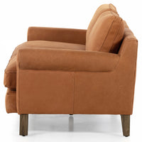 Cormac Leather Sofa, Heritage Camel-Furniture - Sofas-High Fashion Home