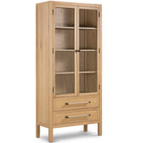 Laker Cabinet, Light Oak Veneer-High Fashion Home