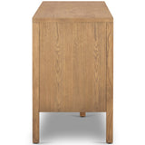 Riggs Media Console, Amber Oak-Furniture - Storage-High Fashion Home